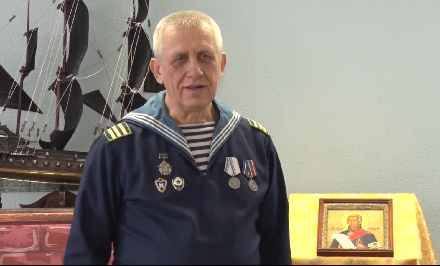 Командир отделения Солигорских военморов Соколов Сергей Николаевич
